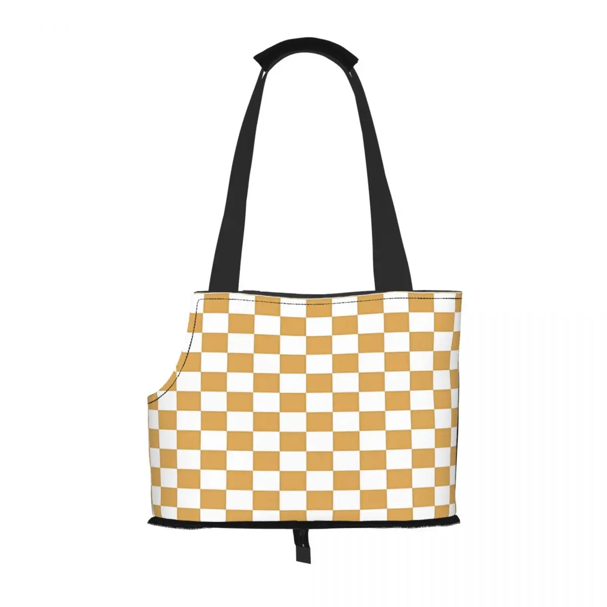 Checkerboard Mini Check Pattern In Muted Mustard Gold And White Pet Portable Cat Bag Portable Foldable Shoulder Bag
Checkerboard Mini Check Pattern In Muted Mustard Gold And White Pet Portable Cat Bag Portable Foldable Shoulder Bag