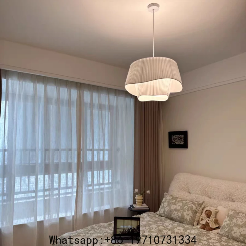Nordic Simple Design Fabric Pendant Light Applicable To Living Room Bedroom Decorative Lighting Chandeliers
Nordic Simple Design Fabric Pendant Light Applicable To Living Room Bedroom Decorative Lighting Chandeliers