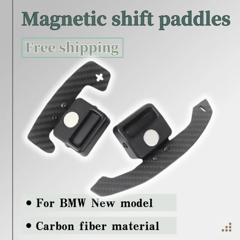 Магнитные песла переключения передач из углеродного волокна для BMW, новые аксессуары для рулевых колес ID8, M Performance, Стайлинг автомобиля, установка без потерь
Магнитные песла переключения передач из углеродного волокна для BMW, новые аксессуары для рулевых колес ID8, M Performance, Стайлинг автомобиля, установка без потерь