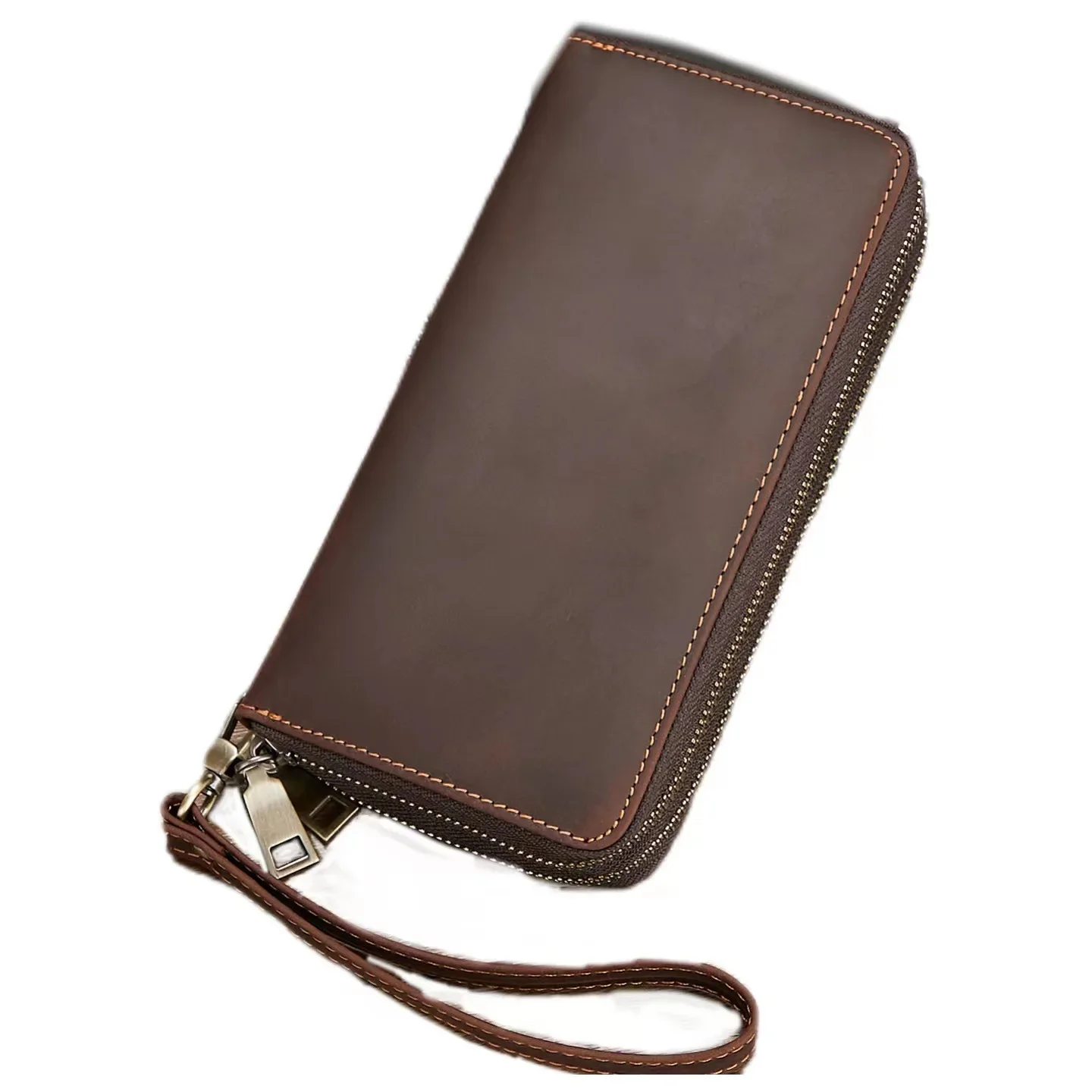 Genuine Leather For Men's Wallet Clutch Bag Card Holder Long Wallets Double Zipper Large Capacity Vintage Male Purses Fashion
Genuine Leather For Men's Wallet Clutch Bag Card Holder Long Wallets Double Zipper Large Capacity Vintage Male Purses Fashion