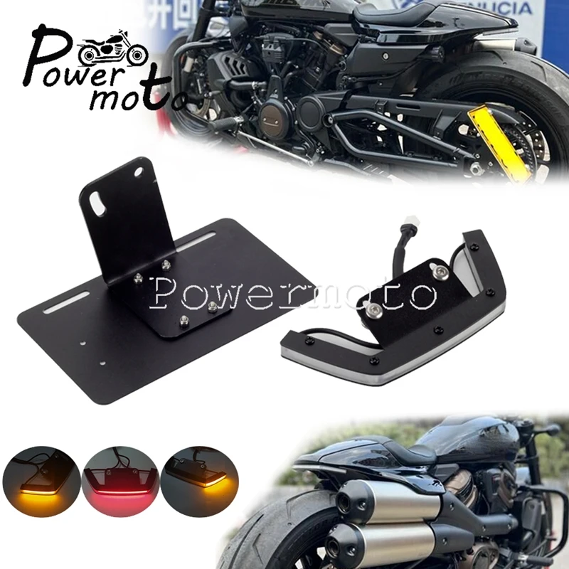 For Harley Sportster S 2021 2022 Tail Tidy Fender Eliminator Holder License Plate Tag Registration Plate Bracket With LED Light
For Harley Sportster S 2021 2022 Tail Tidy Fender Eliminator Holder License Plate Tag Registration Plate Bracket With LED Light
