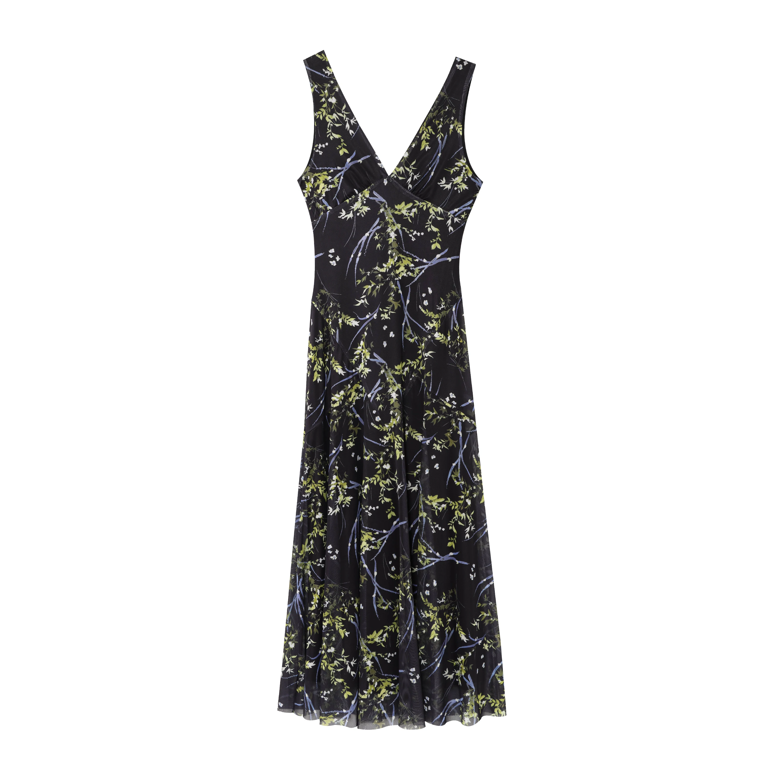 Taop&Za 2025 Women's Sleeveless V Neck Wrap Style Dress with Floral and Branch Print Flared Hem for Female
Taop&Za 2025 Women's Sleeveless V Neck Wrap Style Dress with Floral and Branch Print Flared Hem for Female