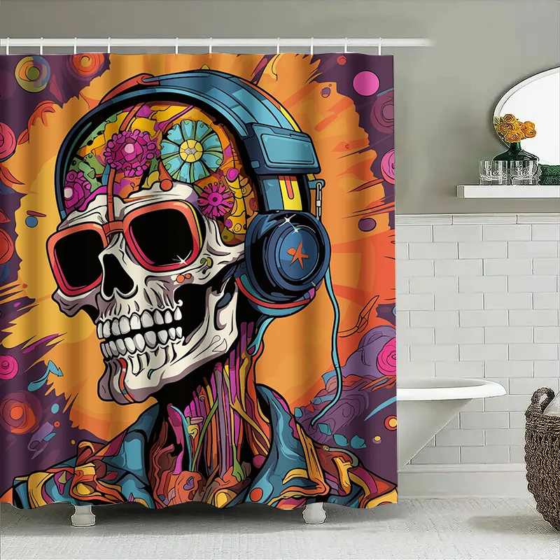 Tuniu психоделический череп занавеска для душа крутой графический художественный декор в стиле хиппи музыкальный фестиваль декор для ванной комнаты
Tuniu психоделический череп занавеска для душа крутой графический художественный декор в стиле хиппи музыкальный фестиваль декор для ванной комнаты