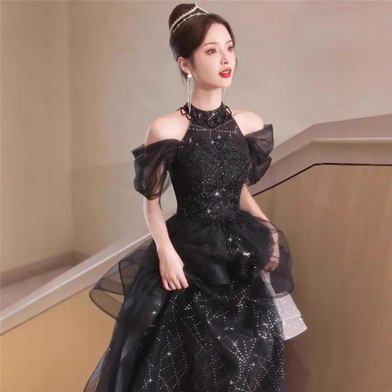 Ele Bla Puffy Evening Dr Host Ball Dinner Par High Waist Princ Sve KTV Costume Polyester Fiber 00%
Ele Bla Puffy Evening Dr Host Ball Dinner Par High Waist Princ Sve KTV Costume Polyester Fiber 00%