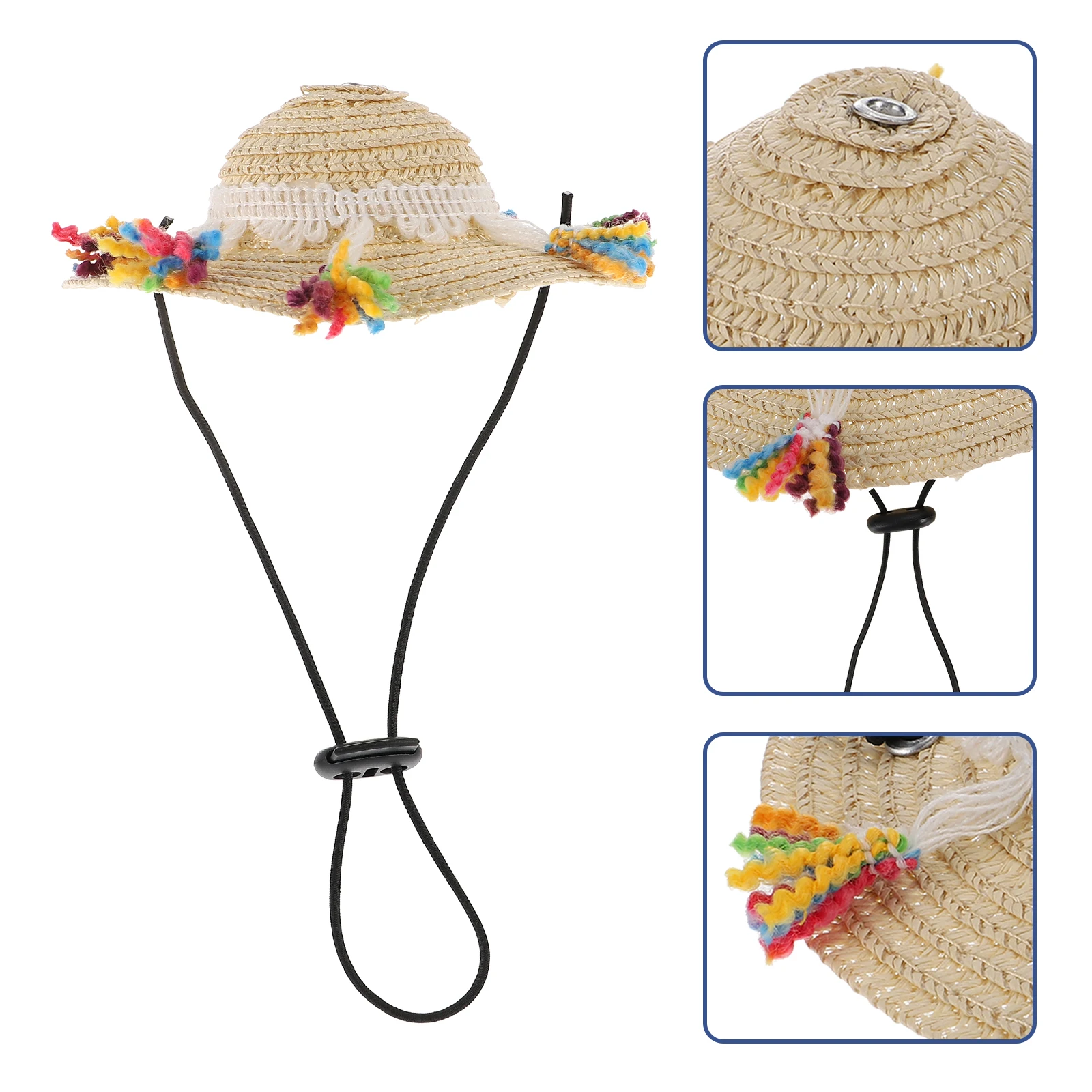 Pet Tassel Straw Hat Hats for Cats Cowboy Dog Costume Accessory Mini Small Summer Sun Protection Funny Puppy Bucket Cap
Pet Tassel Straw Hat Hats for Cats Cowboy Dog Costume Accessory Mini Small Summer Sun Protection Funny Puppy Bucket Cap