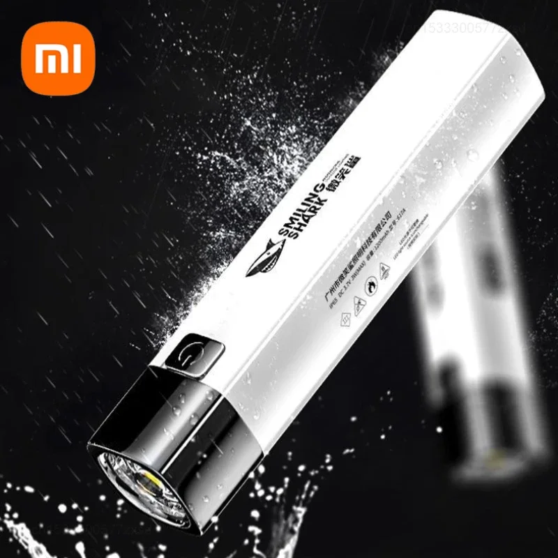 Xiaomi SMILING SHARK Strong Flashlight Rechargeable Household Ultra Bright Small Portable Mini Portable Household Flashlight
Xiaomi SMILING SHARK Strong Flashlight Rechargeable Household Ultra Bright Small Portable Mini Portable Household Flashlight