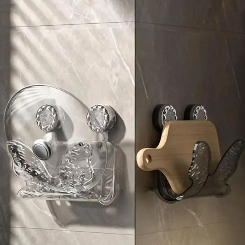 Plastic Corrugated Suction Cup Pot Lid Rack Wall Mounted Punch-free Pot Lid Storage Rack Reusable Cutting Board Rack Kitchen
Plastic Corrugated Suction Cup Pot Lid Rack Wall Mounted Punch-free Pot Lid Storage Rack Reusable Cutting Board Rack Kitchen