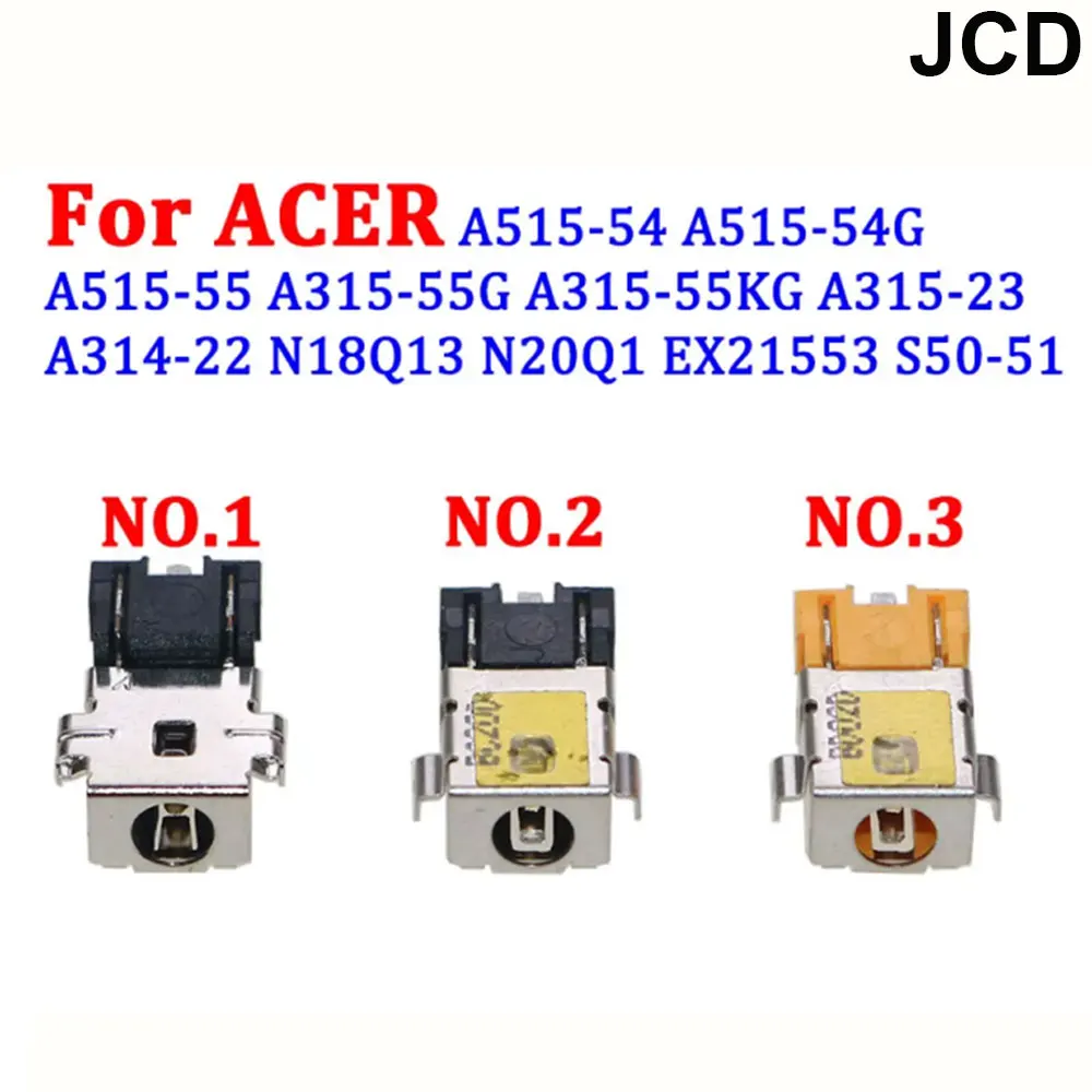1Pcs Laptop DC Power Jack Connector For ACER A515-54 A515-54G A515-55 A315-55G A315-55KG A315-23 A314-22 N18Q13 N20Q1 EX21553
1Pcs Laptop DC Power Jack Connector For ACER A515-54 A515-54G A515-55 A315-55G A315-55KG A315-23 A314-22 N18Q13 N20Q1 EX21553