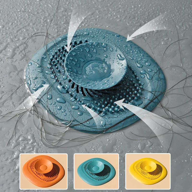 Bathroom Sink Filter Silicone Drain Cover Hair Connector For Kitchen Sewer Floor Drain Hair Collector Bathroom Accessories
Bathroom Sink Filter Silicone Drain Cover Hair Connector For Kitchen Sewer Floor Drain Hair Collector Bathroom Accessories