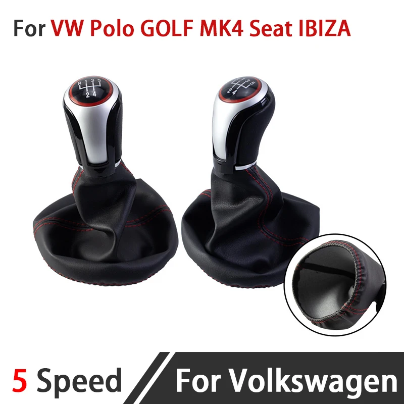 New Gear Shift Knob 5/6 Speed MT Lever Change Stick For Volkswagen VW Polo GOLF MK4 Seat IBIZA Car Styling Accessories
New Gear Shift Knob 5/6 Speed MT Lever Change Stick For Volkswagen VW Polo GOLF MK4 Seat IBIZA Car Styling Accessories 