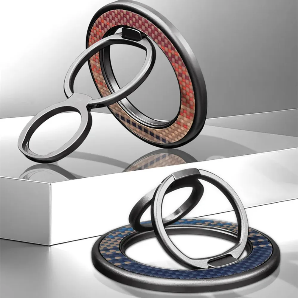Original Aramid Carbon Fiber 360°Rotating Metal Ring Double Folding Bracket for Magsafe Stand for IPhone 17 Magnetic Accessories
Original Aramid Carbon Fiber 360°Rotating Metal Ring Double Folding Bracket for Magsafe Stand for IPhone 17 Magnetic Accessories