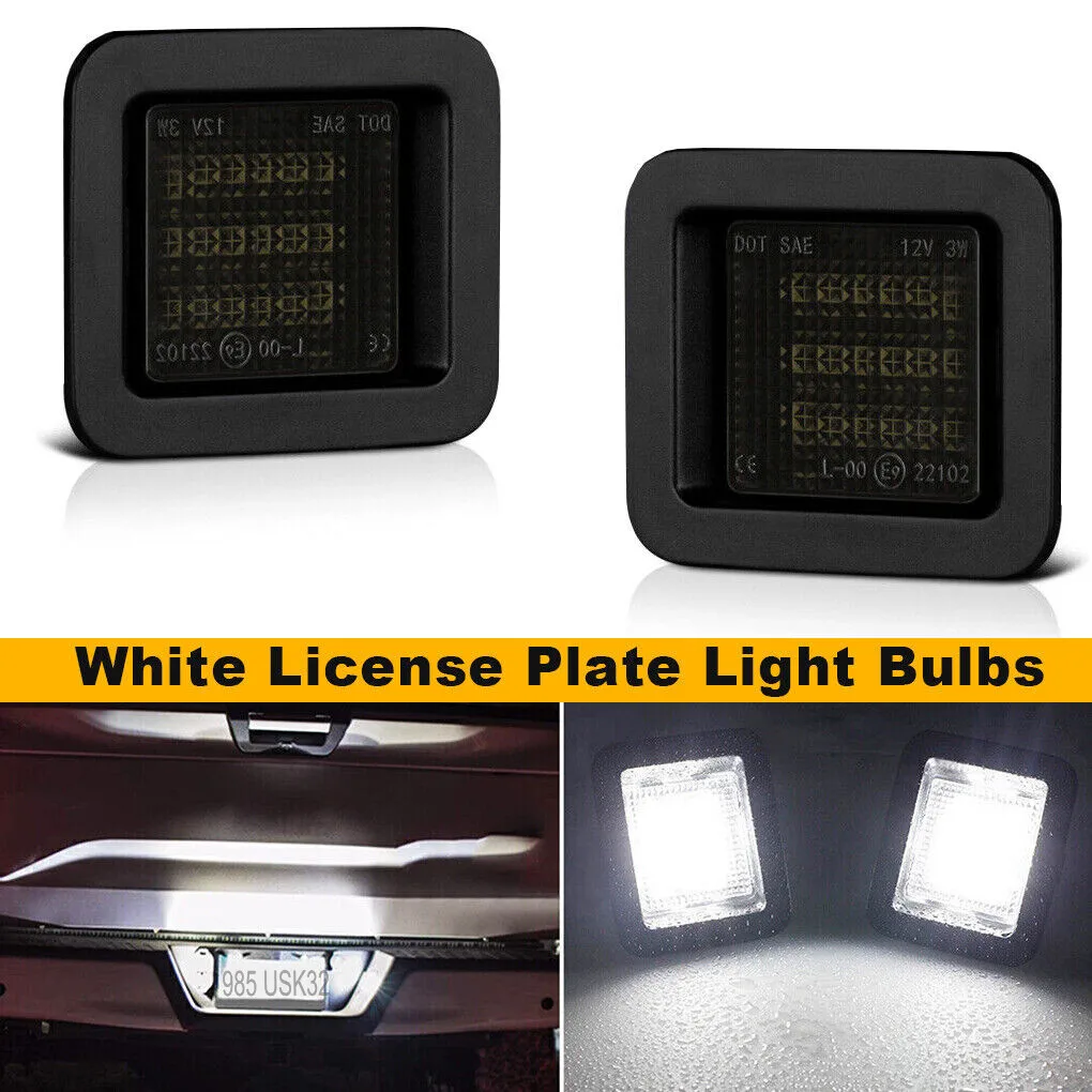 Winetis 2Pcs 6000K White For Ford F150 F-150 2015-2024 Smoke Lems LED License Plate Light Bulbs Rear Assembly Number Lamps
Winetis 2Pcs 6000K White For Ford F150 F-150 2015-2024 Smoke Lems LED License Plate Light Bulbs Rear Assembly Number Lamps