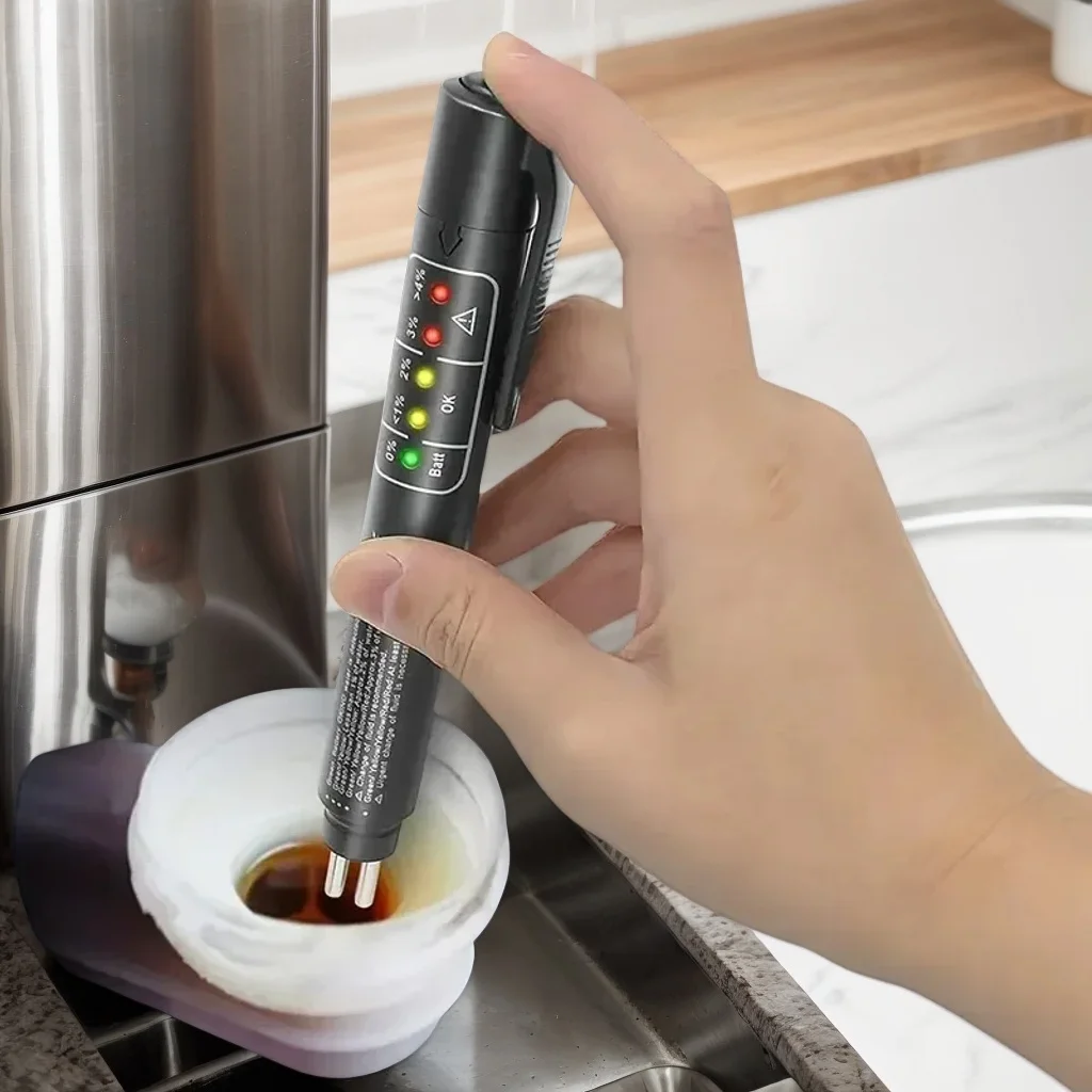 LED Brake Fluid Test Pen with Display - Automotive Fluid Quality Checker Tool for Vehicles
LED Brake Fluid Test Pen with Display - Automotive Fluid Quality Checker Tool for Vehicles