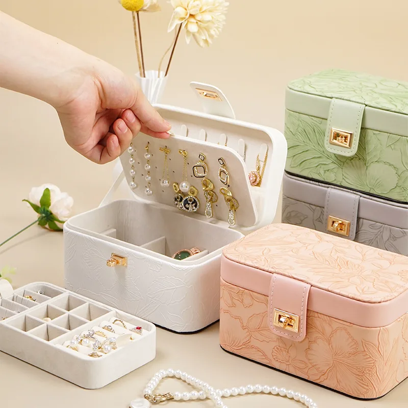 2026 Новый легкий роскошный принт, многослойное ожерелье большой емкости, браслет, серьги, кольцо, шкатулка для драгоценностей
2026 Новый легкий роскошный принт, многослойное ожерелье большой емкости, браслет, серьги, кольцо, шкатулка для драгоценностей