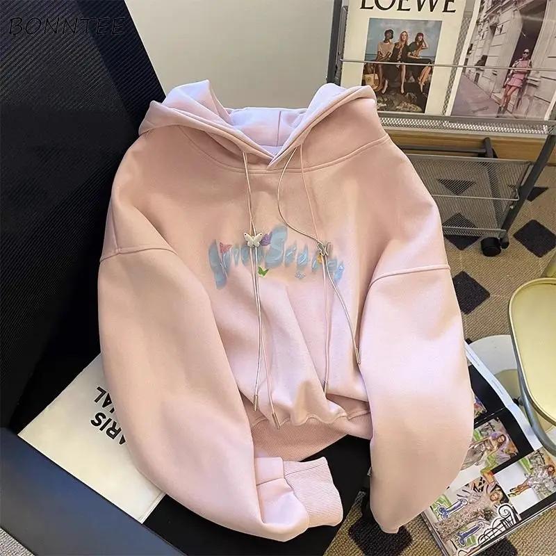 American Style Hoodies Women Autumn Winter Plus Velvet Thicker Print Lace-up 3D Loose Hooded Clothing Sweet Stylish Casual New
American Style Hoodies Women Autumn Winter Plus Velvet Thicker Print Lace-up 3D Loose Hooded Clothing Sweet Stylish Casual New
