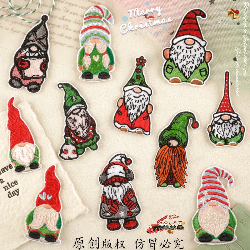 Christma Santa Claus Iron-On Badge Patches for DIY Hole T-shirt Jeans Backpack Clothing Notebook Appliques Decor Sticker
Christma Santa Claus Iron-On Badge Patches for DIY Hole T-shirt Jeans Backpack Clothing Notebook Appliques Decor Sticker