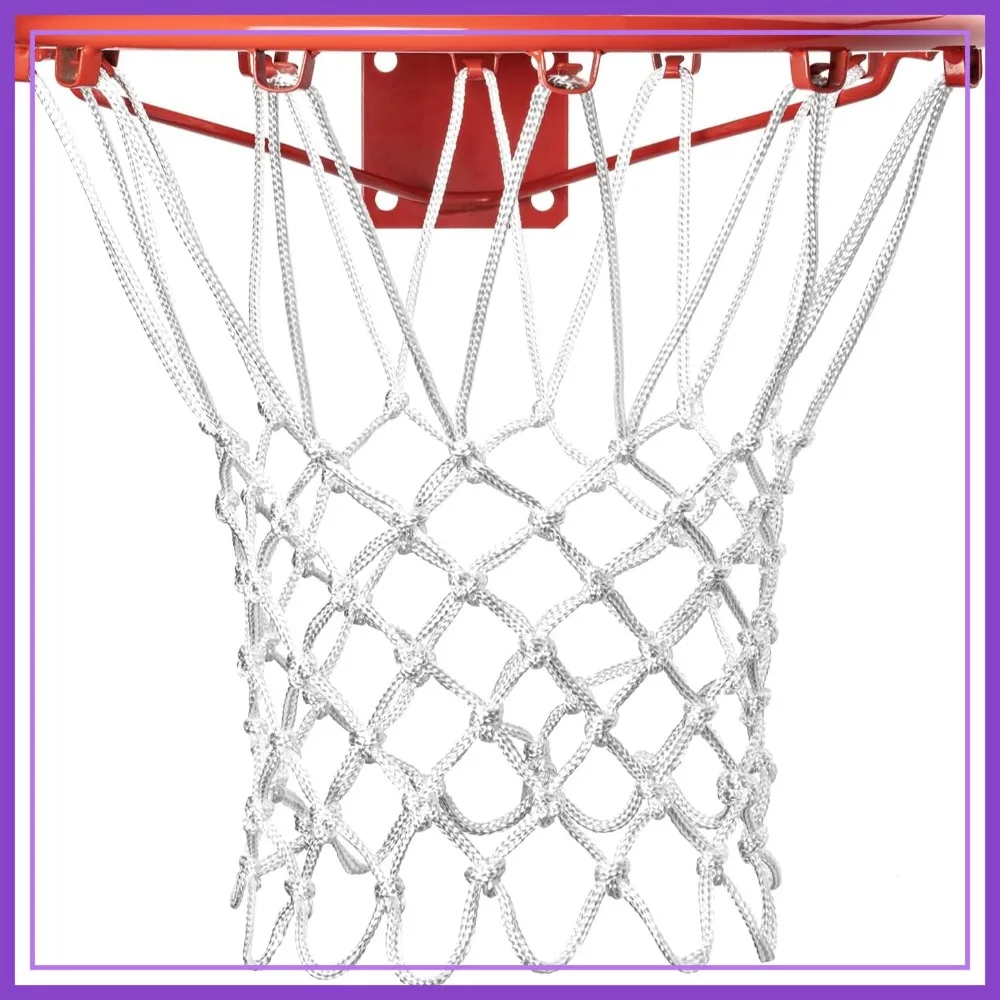 Heavy Duty Basketball Net Replacement, All Weather Anti Whip, 12 Loops, Fits Standard Indoor Outdoor Rims
Heavy Duty Basketball Net Replacement, All Weather Anti Whip, 12 Loops, Fits Standard Indoor Outdoor Rims