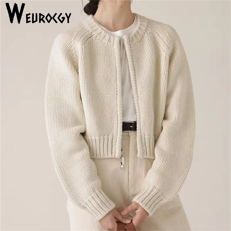 Women Zipper Knitted Sweater Cardigan 2024 Autumn Winter New Style Round Collar Versatile Solid Colors Harajuku Sweater Knitted
Women Zipper Knitted Sweater Cardigan 2024 Autumn Winter New Style Round Collar Versatile Solid Colors Harajuku Sweater Knitted
