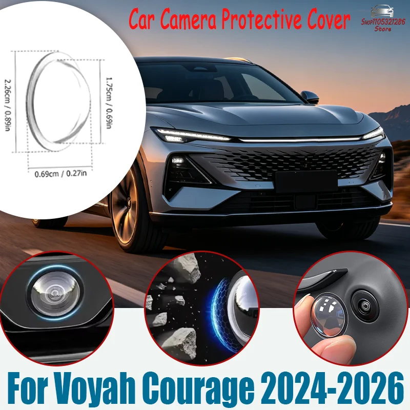 For Voyah Courage 2024-2026 2Pcs 360 Reverse Camera Lens Protector, Anti-Scratch PC Clear Sticker, Waterproof Dustproof
For Voyah Courage 2024-2026 2Pcs 360 Reverse Camera Lens Protector, Anti-Scratch PC Clear Sticker, Waterproof Dustproof