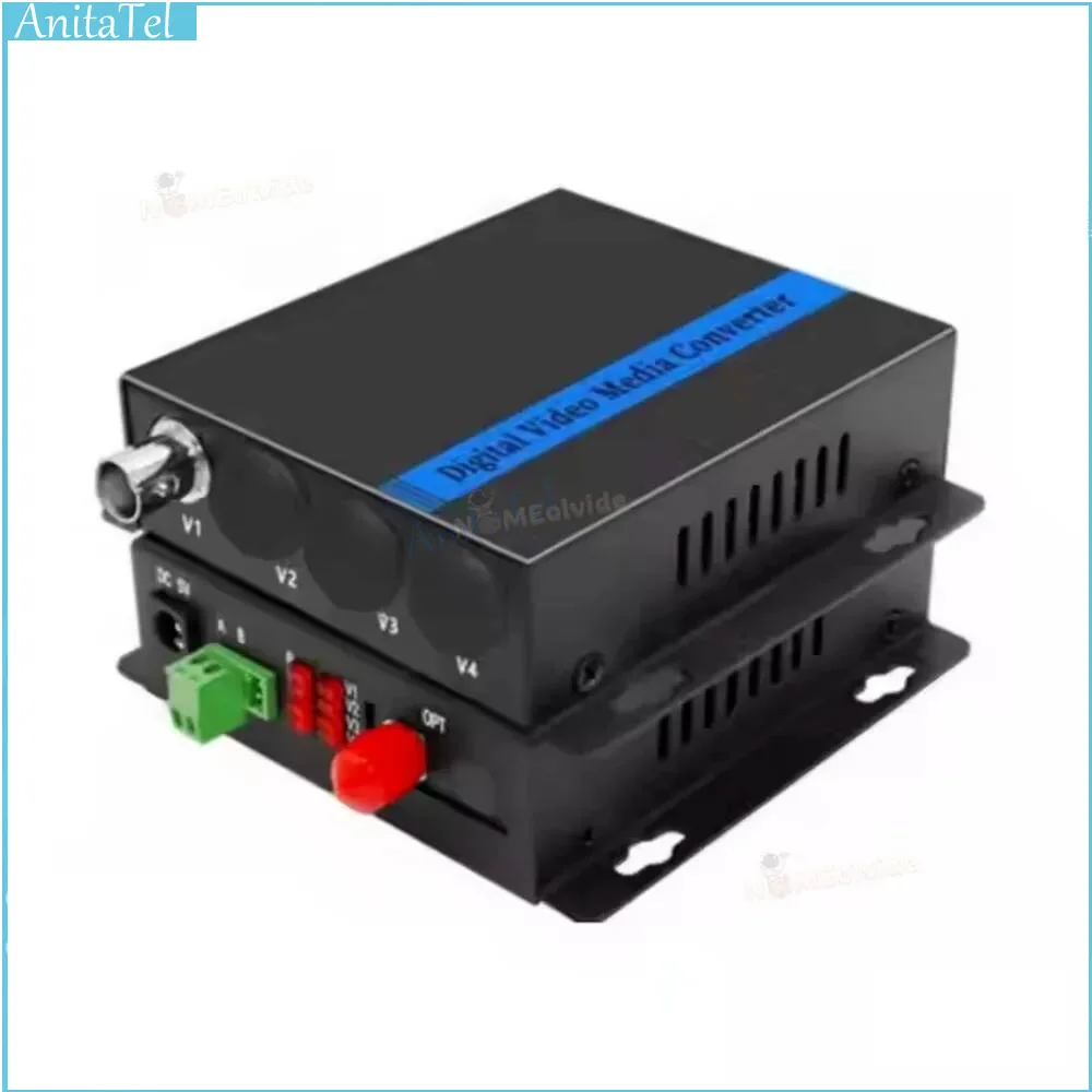 Normal 4 Channels Coaxial Converter Analog Video Data Over Fiber Transmitter Receiver 
Normal 4 Channels Coaxial Converter Analog Video Data Over Fiber Transmitter Receiver