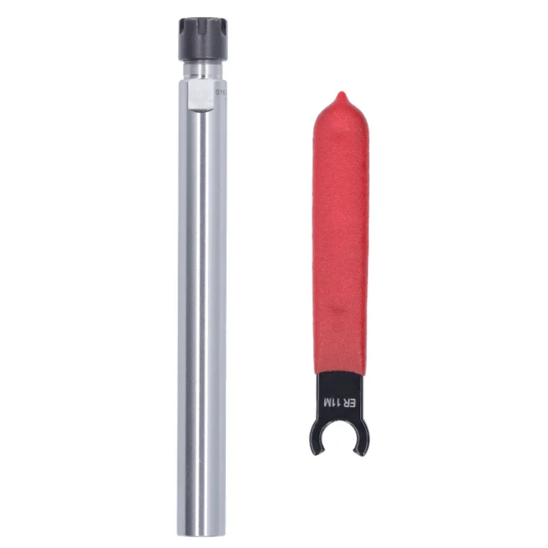 2Pcs/Set Straight Shank Extension Rod 40Cr Carbon Steel Straight CNC Milling Tool Holder With WrenchC16-ER11M-150L 150mm
2Pcs/Set Straight Shank Extension Rod 40Cr Carbon Steel Straight CNC Milling Tool Holder With WrenchC16-ER11M-150L 150mm