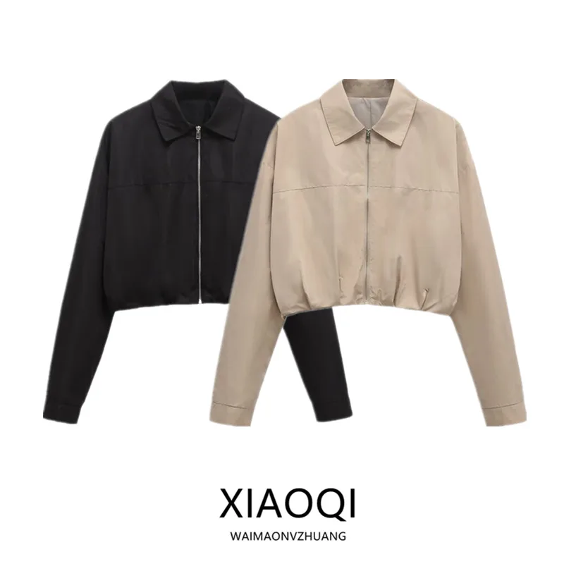 Spring 2025 Women's Wide Fit Long Sve Collared Pleated Decorated ort Jaet Faion Versatile Loose Sle Other Material...
Spring 2025 Women's Wide Fit Long Sve Collared Pleated Decorated ort Jaet Faion Versatile Loose Sle Other Material...