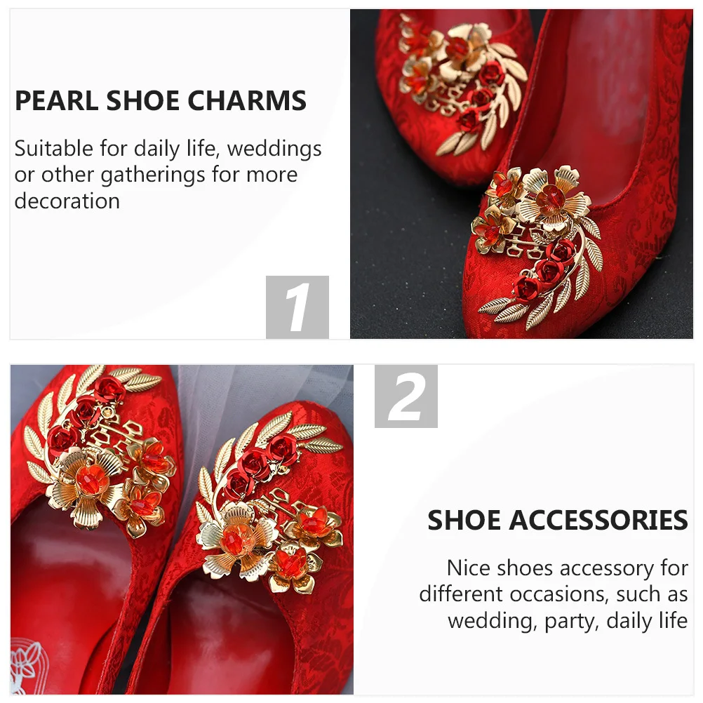 1 Pair Detachable Rhinestone Shoe Clip Shiny Crystal Flower Buckle For Bridal Wedding Party Decoration Accessory Storage Tool
1 Pair Detachable Rhinestone Shoe Clip Shiny Crystal Flower Buckle For Bridal Wedding Party Decoration Accessory Storage Tool