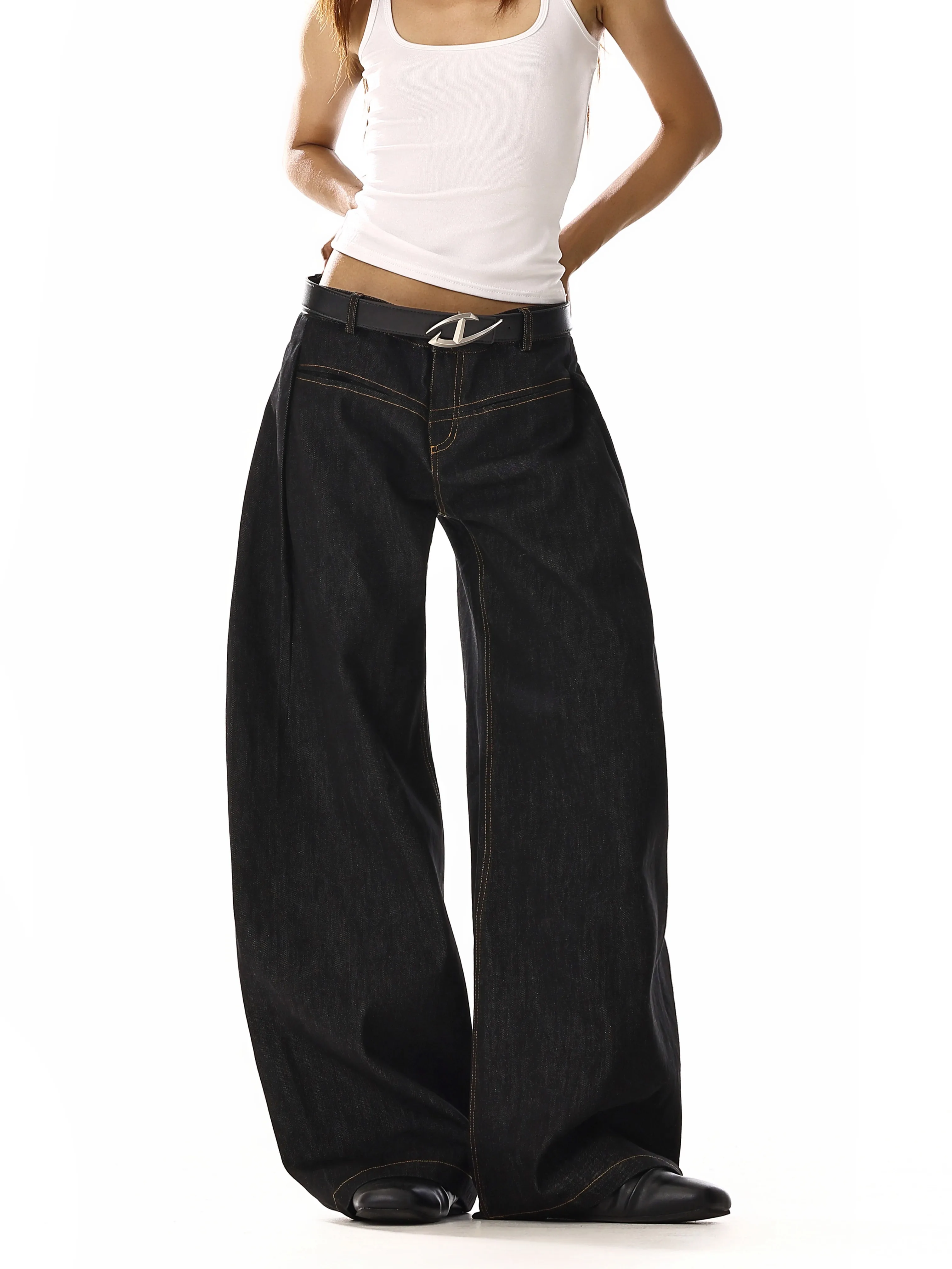 Women's Black Gothic Y2k Jeans Vintage Harajuku Baggy Bent Knife Jean Pants Japanese 2000s Style Emo Denim Trousers Clothes 2025
Women's Black Gothic Y2k Jeans Vintage Harajuku Baggy Bent Knife Jean Pants Japanese 2000s Style Emo Denim Trousers Clothes 2025