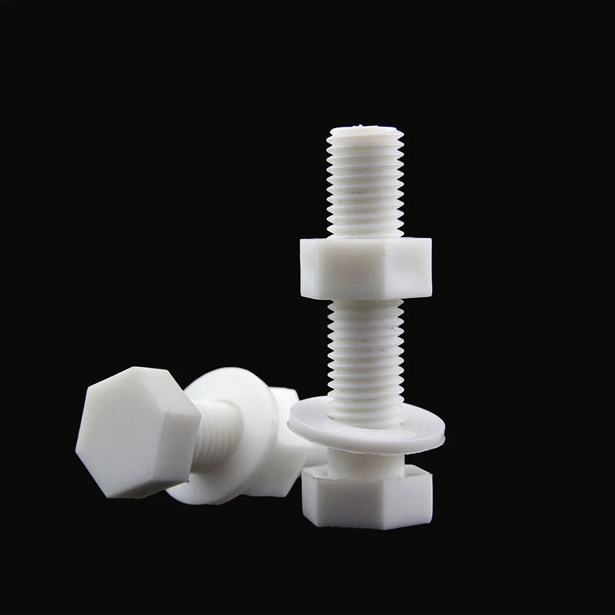 M18 M20 PP Polypropylene Outer Hexagon Screw Nut Flat Gasket Plastic Insulation Anti-Corrosion Acid And Alkali Resistant Bolt
M18 M20 PP Polypropylene Outer Hexagon Screw Nut Flat Gasket Plastic Insulation Anti-Corrosion Acid And Alkali Resistant Bolt