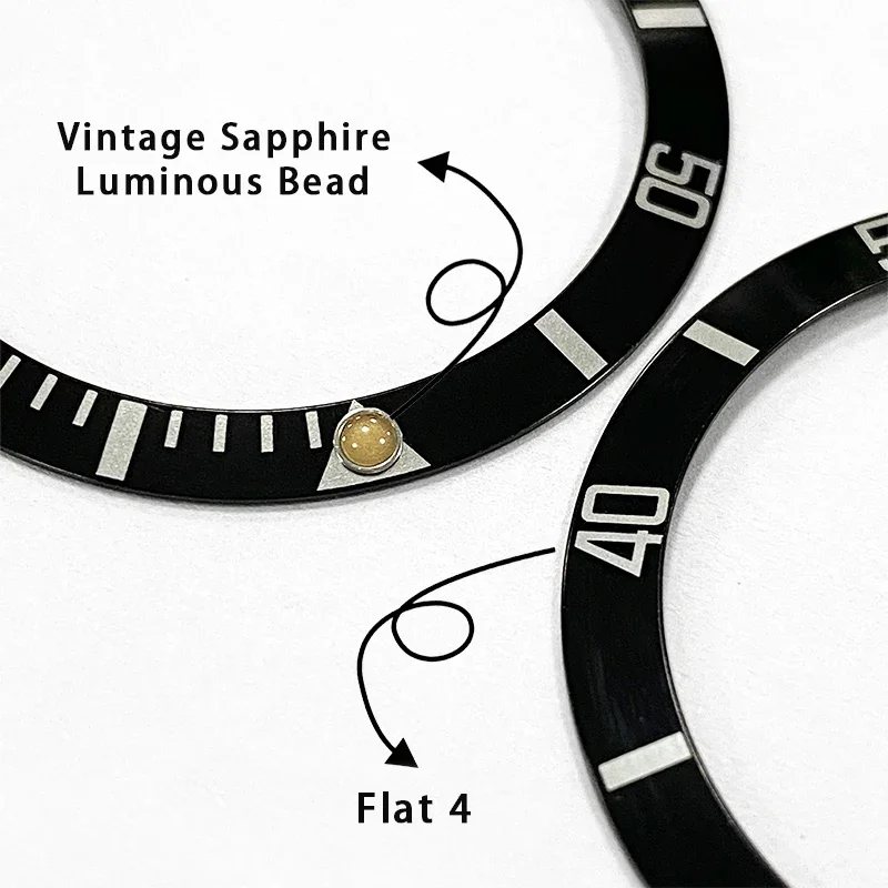 36.5mm Self-Adhesive Aluminum Bezel Fit for 14060 SUB, Flat 4 & Pointed 4 Version, Back Glue Mounted Watch Mod Parts
36.5mm Self-Adhesive Aluminum Bezel Fit for 14060 SUB, Flat 4 & Pointed 4 Version, Back Glue Mounted Watch Mod Parts
