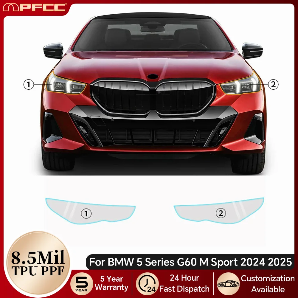 For BMW 5 Series G60 M Sport 2024 2025 Headlight Rearview TPU Paint Protection Film Pre-cut PPF Bra Clear Kit Anti-scratch Cover
For BMW 5 Series G60 M Sport 2024 2025 Headlight Rearview TPU Paint Protection Film Pre-cut PPF Bra Clear Kit Anti-scratch Cover