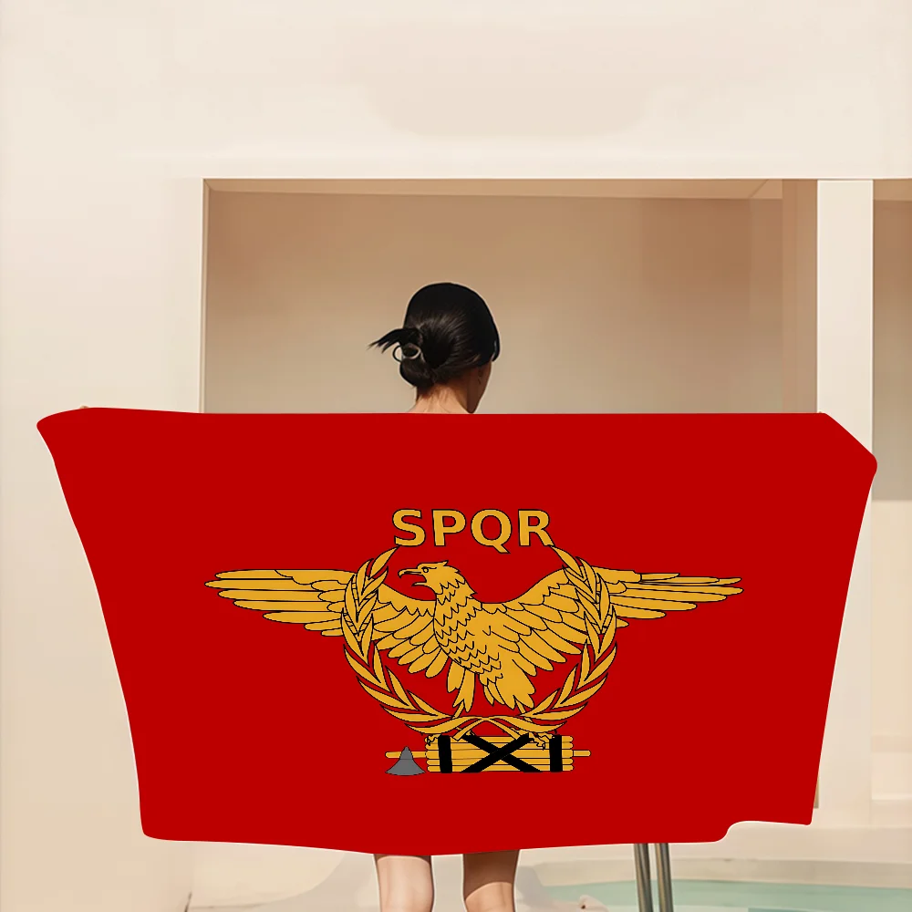 Римское пляжное полотенце из микрофибры SPQR, впитывающее быстросохнущее мягкое полотенце для йоги, плавания, курортное полотенце для альпинизма
Римское пляжное полотенце из микрофибры SPQR, впитывающее быстросохнущее мягкое полотенце для йоги, плавания, курортное полотенце для альпинизма