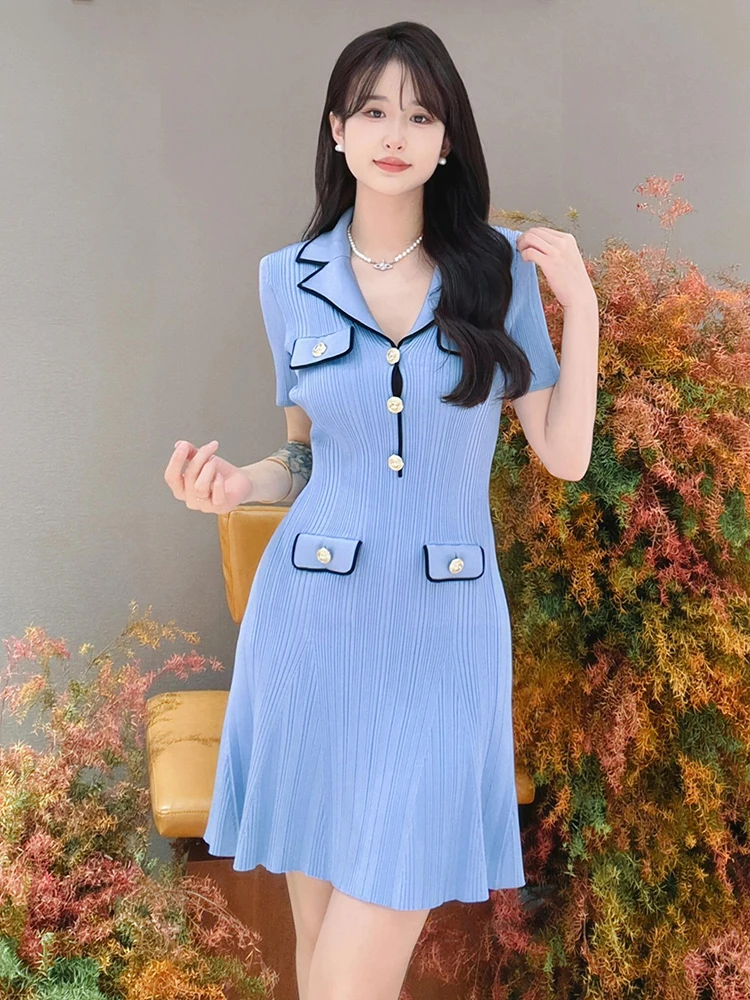High-End Knitted Slim Fit Dr with Turn-down Collar And Belted Waist in Early Spring for Women Ele Lady Sle ort Sle...
High-End Knitted Slim Fit Dr with Turn-down Collar And Belted Waist in Early Spring for Women Ele Lady Sle ort Sle...