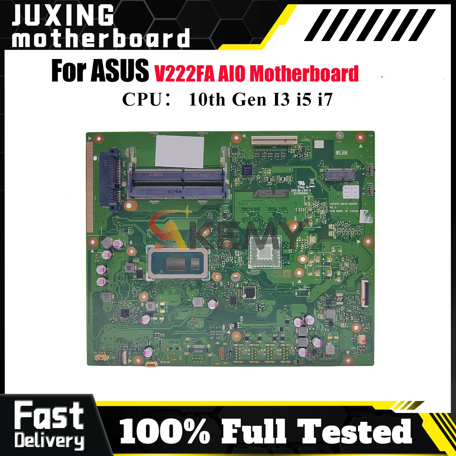 V222FA Motherboard For ASUS Vivo AiO V222F V222FB V222FA Mainboard With 10th Gen I3 i5 i7 tests OK fast shipping High quality
V222FA Motherboard For ASUS Vivo AiO V222F V222FB V222FA Mainboard With 10th Gen I3 i5 i7 tests OK fast shipping High quality