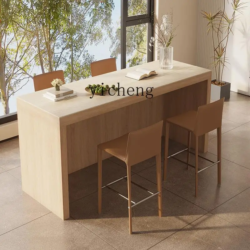 ZK rock slab mid-island table integrated bar modern simple living room open table
ZK rock slab mid-island table integrated bar modern simple living room open table
