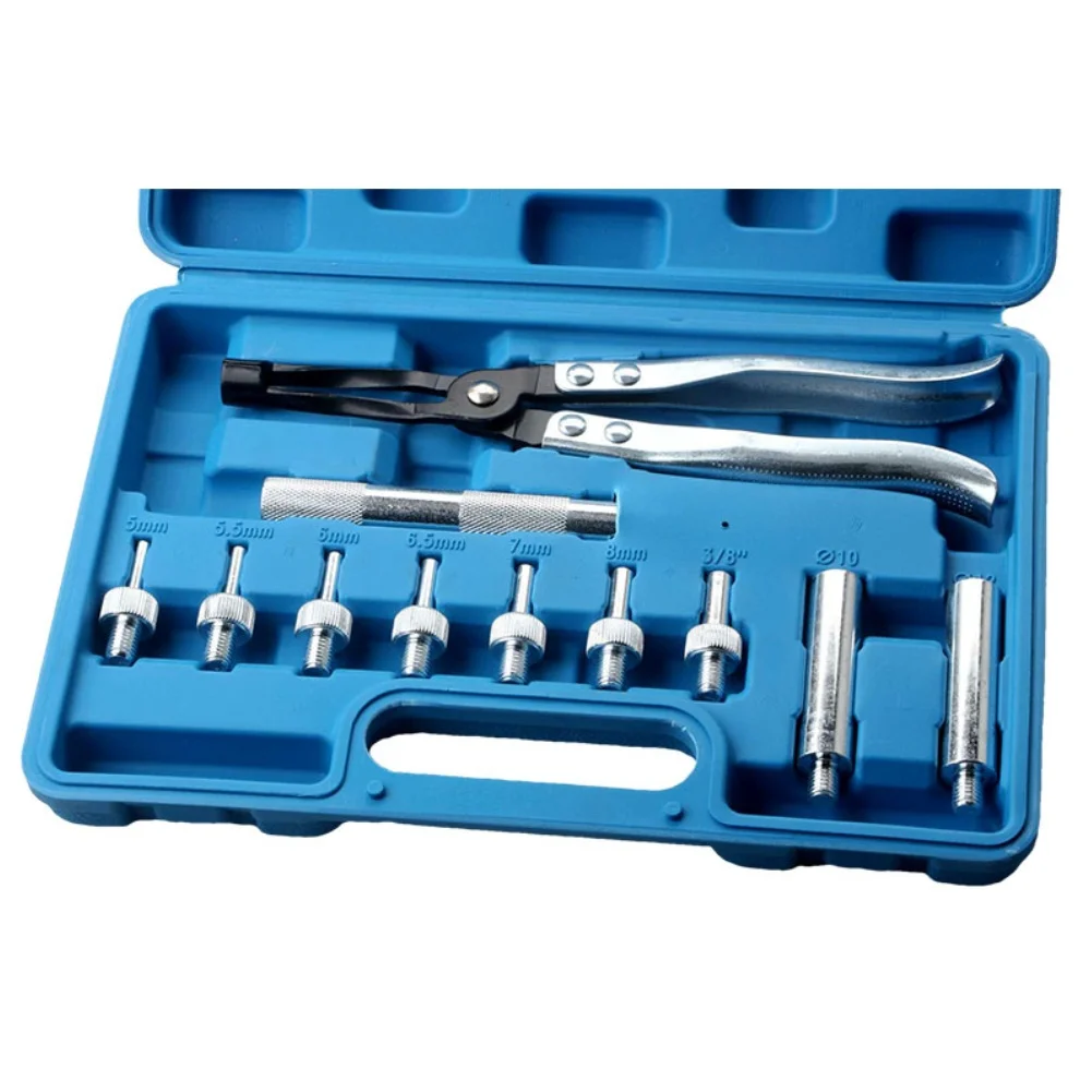 11PC Valve Seal Removal Tool Set Alloy Engine Installer Kit With Pliers Sockets Adapters For Automotive Maintenance Repair
11PC Valve Seal Removal Tool Set Alloy Engine Installer Kit With Pliers Sockets Adapters For Automotive Maintenance Repair