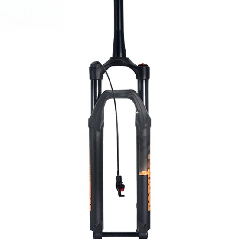 Mountain bike cone tube, barrel shaft front fork, damped rebound air pressure
Mountain bike cone tube, barrel shaft front fork, damped rebound air pressure