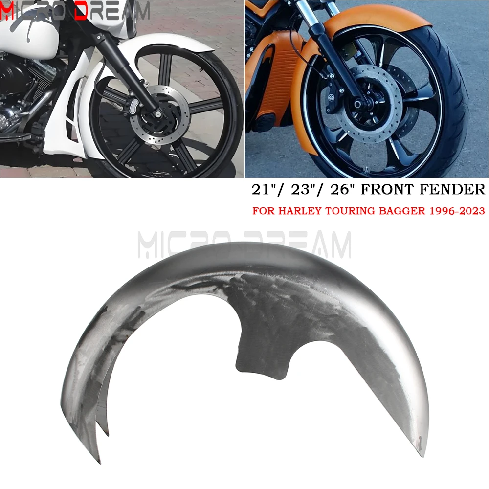 For Harley Touring FLHR FLHX FLTR FLHT FLHTK 1996-2023 Motorcycle 21" 23" 26" Front Wheel Wrap Fender Unpainted Mudguards Cover
For Harley Touring FLHR FLHX FLTR FLHT FLHTK 1996-2023 Motorcycle 21" 23" 26" Front Wheel Wrap Fender Unpainted Mudguards Cover