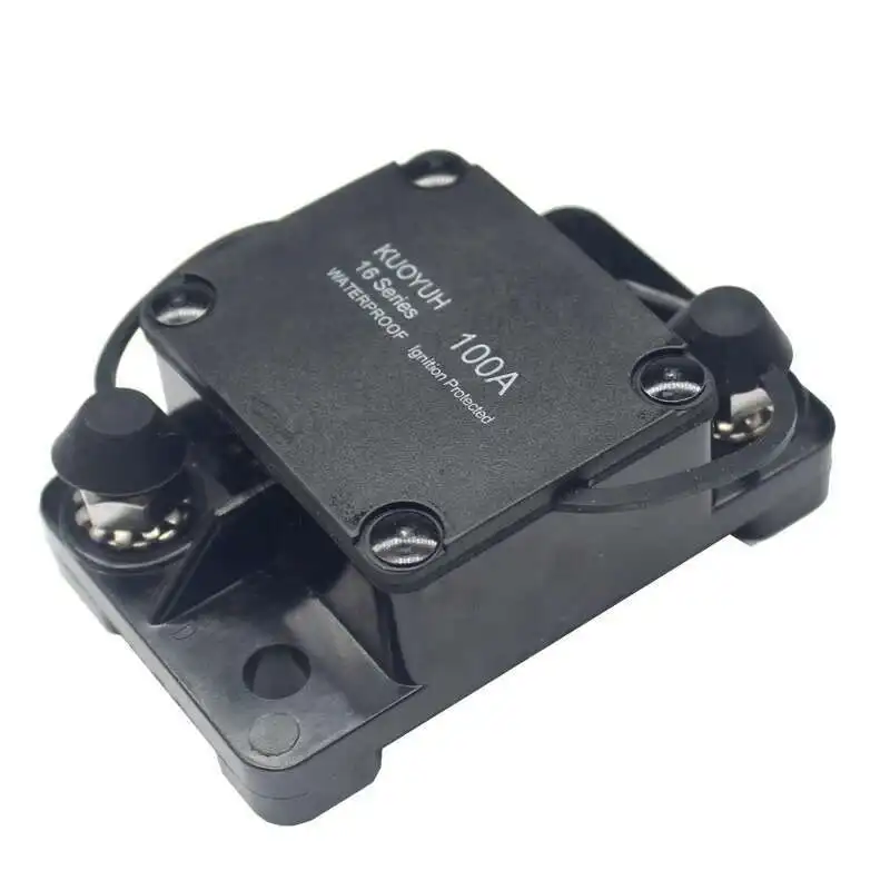 12V 100A Waterproof High Amp Surface Mount Automatic Reset Truck Marine Car Circuit Breaker
12V 100A Waterproof High Amp Surface Mount Automatic Reset Truck Marine Car Circuit Breaker
