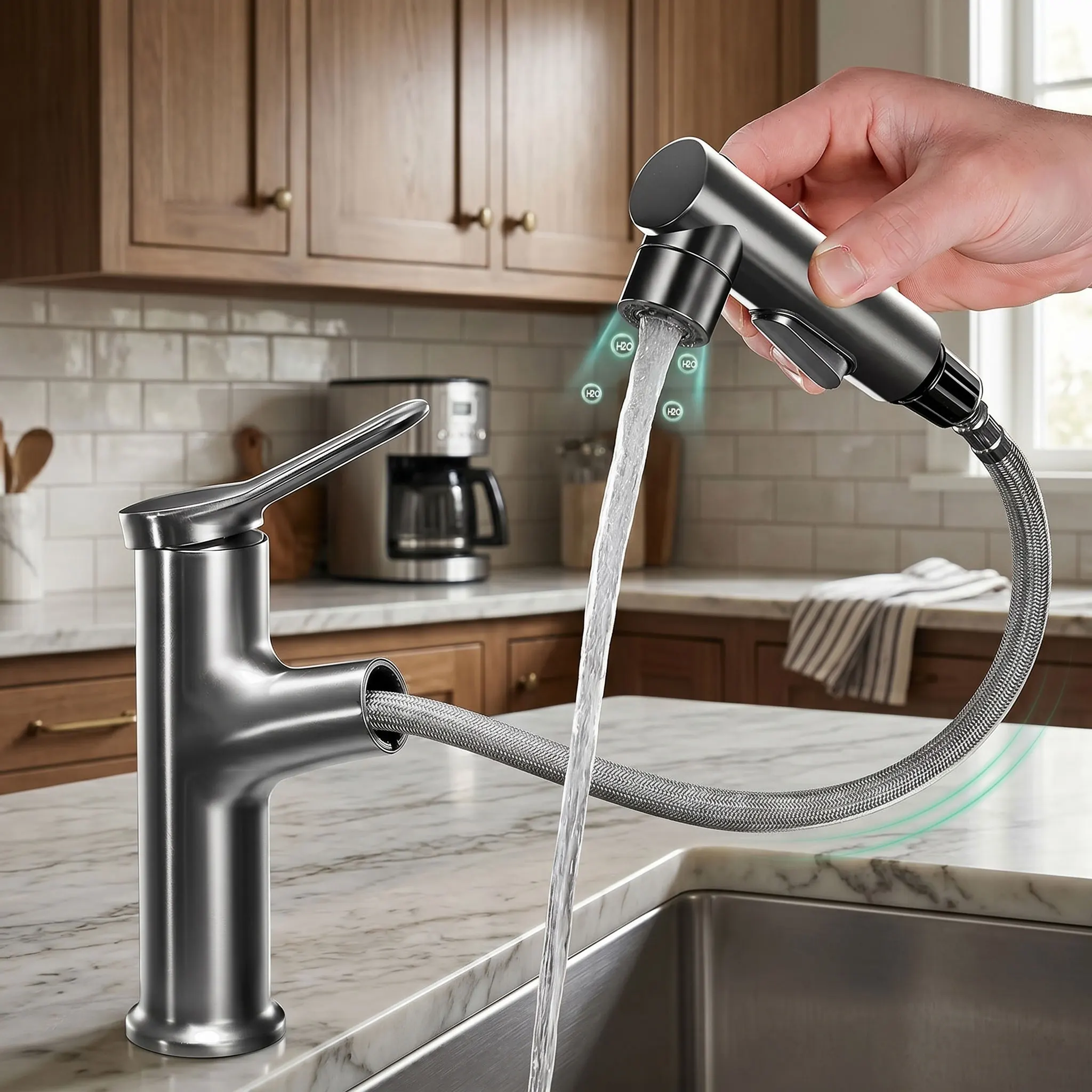 Grifo de lavabo extraíble blanco de lujo, latón para baño, boquilla de 3 vías, mezcla de agua caliente y fría, lavado de cara, g
Grifo de lavabo extraíble blanco de lujo, latón para baño, boquilla de 3 vías, mezcla de agua caliente y fría, lavado de cara, g