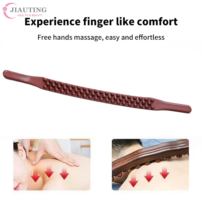 37/59Beads Universal Back Massage Tendon Scraping Guasha Stick Tool Point Treatment GuaSha Relax Therapy Tool Abdominal Massager
37/59Beads Universal Back Massage Tendon Scraping Guasha Stick Tool Point Treatment GuaSha Relax Therapy Tool Abdominal Massager