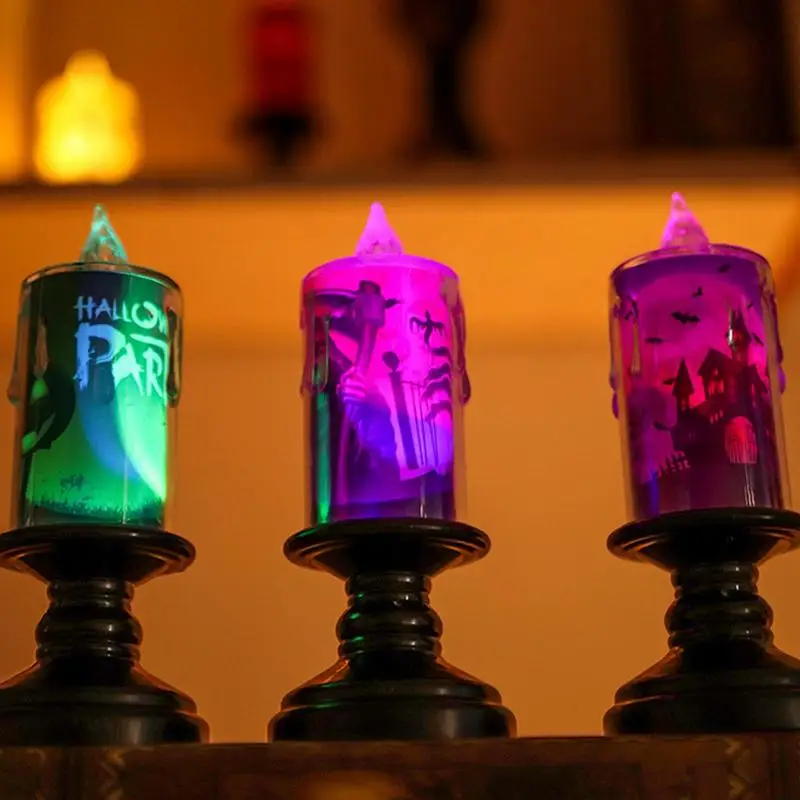 12pcs Flameless Battery Operated Halloween LED Lights Shiny Decorative Candle Lights Flameless Candles For Dining Table Party
12pcs Flameless Battery Operated Halloween LED Lights Shiny Decorative Candle Lights Flameless Candles For Dining Table Party