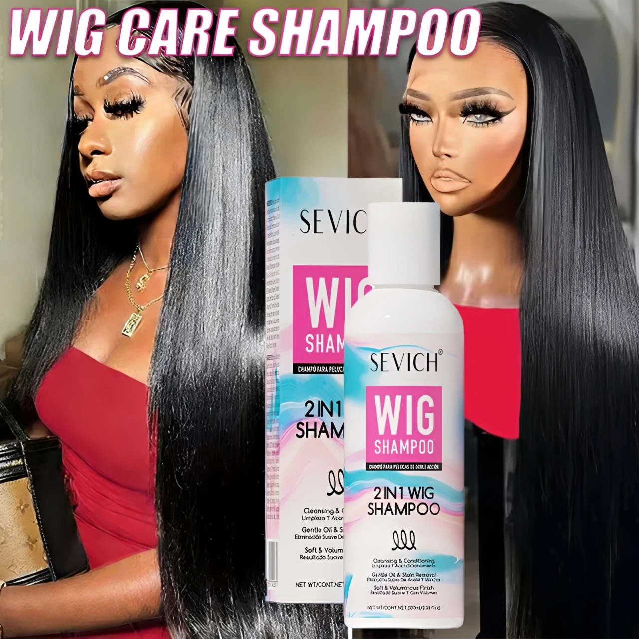 Шампунь для ухода за волосами парика Профессиональный шампунь для парика 2 в 1, для разглаживания людей и синтетических волос, блестящий восстанавливающий кондиционер для поврежденных волос
Шампунь для ухода за волосами парика Профессиональный шампунь для парика 2 в 1, для разглаживания людей и синтетических волос, блестящий восстанавливающий кондиционер для поврежденных волос