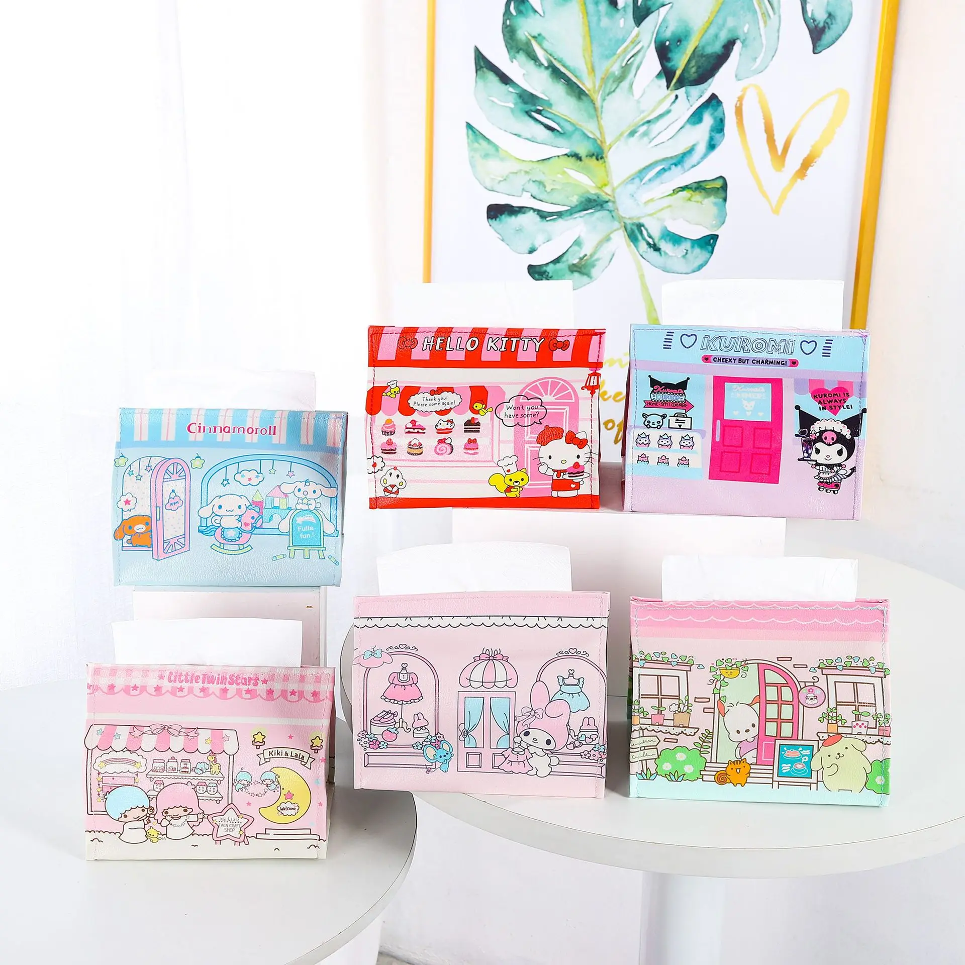 Sanrio kawaii cute cartoon Hello Kitty PU waterproof desktop tissue box home car tissue set drawer storage package
Sanrio kawaii cute cartoon Hello Kitty PU waterproof desktop tissue box home car tissue set drawer storage package