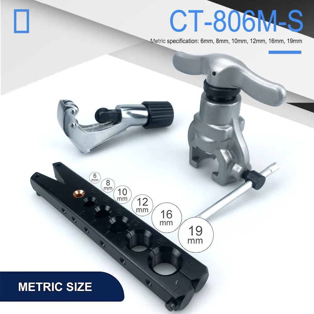 Эксцентриковый расширитель трубок с 6 отверстиями, сверхмощный одинарный зажим, инструмент для развальцовки медных труб, ручное управление, дюймовый/метрический
Эксцентриковый расширитель трубок с 6 отверстиями, сверхмощный одинарный зажим, инструмент для развальцовки медных труб, ручное управление, дюймовый/метрический