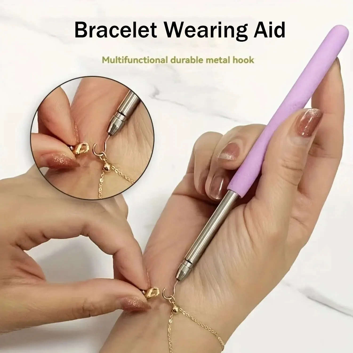 1pcs Help Wear Bracelet Tool Partner Jewelry Helper Fastening Aid Quickly Unfasten Hooking Equipment Pliers Clasps
1pcs Help Wear Bracelet Tool Partner Jewelry Helper Fastening Aid Quickly Unfasten Hooking Equipment Pliers Clasps