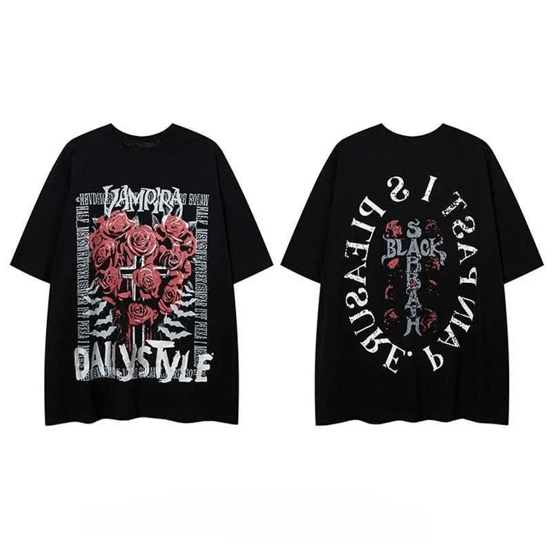 European and American High Street Original Trendy Brand American Hip Hop Loose Oversize Cotton Short Sleeves Men and Women
European and American High Street Original Trendy Brand American Hip Hop Loose Oversize Cotton Short Sleeves Men and Women