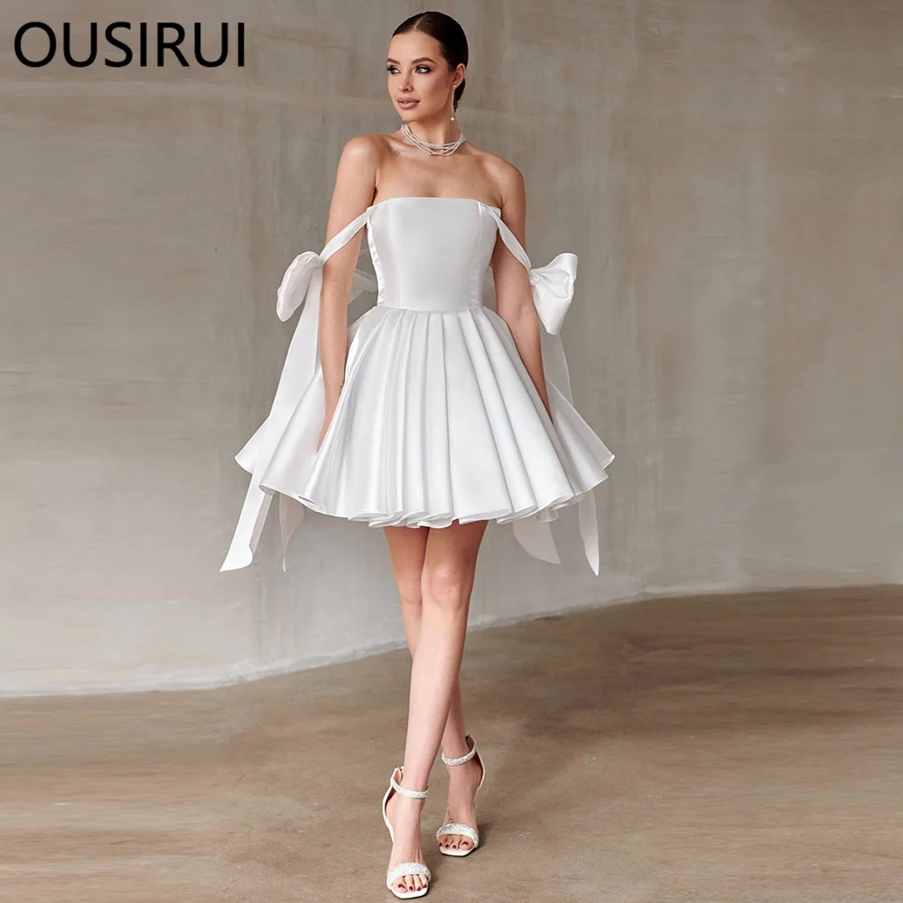 OUSIRUI Classic Boat Collar Satin Bow Short Mini Prom Party Dresses A-line Lace up Evening Prom Bridal Gown vestidos de festa
OUSIRUI Classic Boat Collar Satin Bow Short Mini Prom Party Dresses A-line Lace up Evening Prom Bridal Gown vestidos de festa
