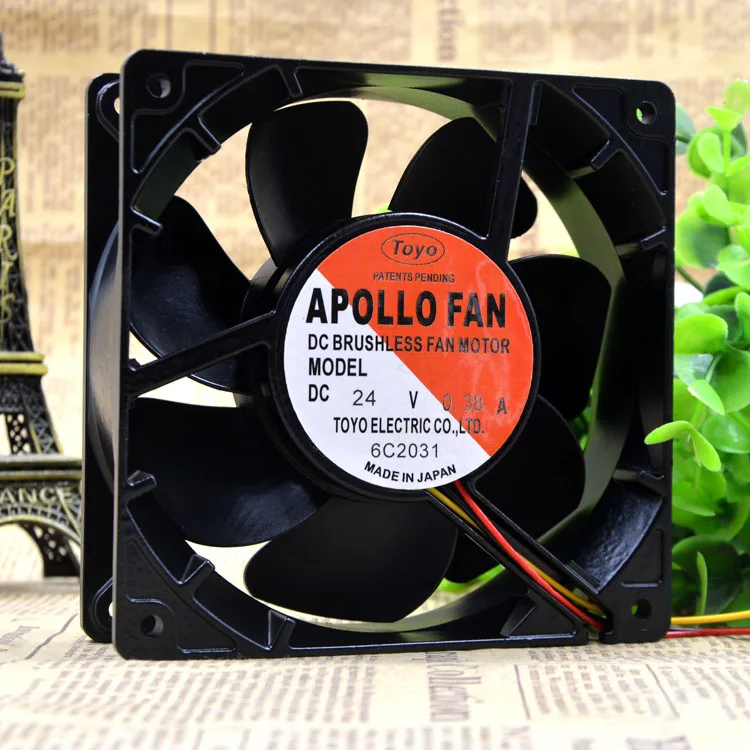 Вентилятор APOLLO TD92A7 9025, 24 В, а, 9 см, шариковый охлаждающий вентилятор
Вентилятор APOLLO TD92A7 9025, 24 В, а, 9 см, шариковый охлаждающий вентилятор
