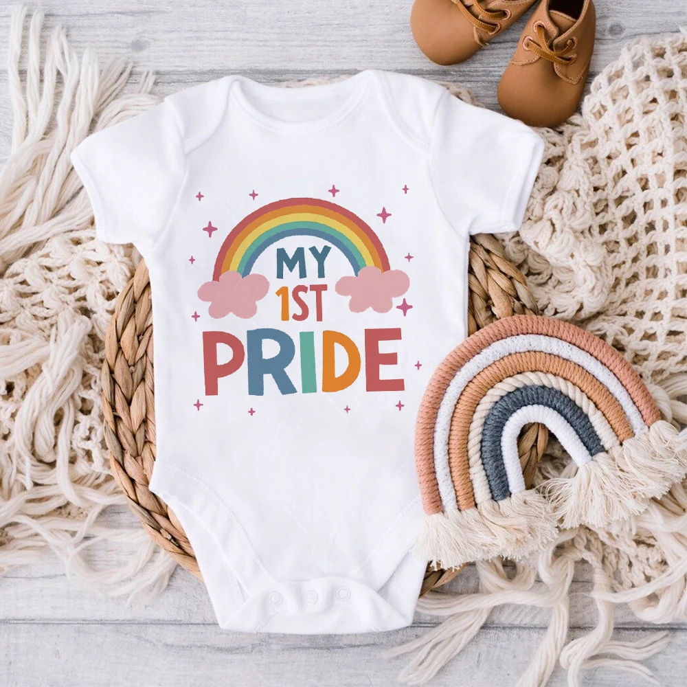 Детское боди My Frist Pride с радужным принтом ЛГБТК, наряд для младенцев, одежда для новорожденных Rainbow Love, комбинезон с короткими рукавами для малышей
Детское боди My Frist Pride с радужным принтом ЛГБТК, наряд для младенцев, одежда для новорожденных Rainbow Love, комбинезон с короткими рукавами для малышей